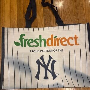 FreshDirect New York Yankees reusable bags - groceries / errands $8 for 15 bags